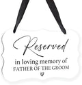 Acrylic Wedding Sign, Ring Bearer Sign, Reserved Seating Signs, by Unknown