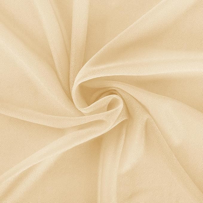 Champagne Gold Fall Elegant Arch Draping Fabric 2 Panels Outdoor 29" × 20Ft - Image 4