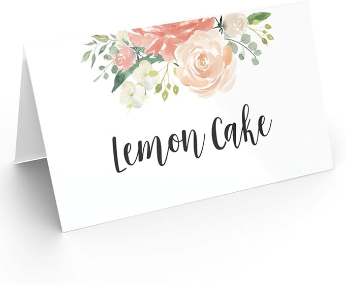 Printed Party Table Place Cards - Image 4