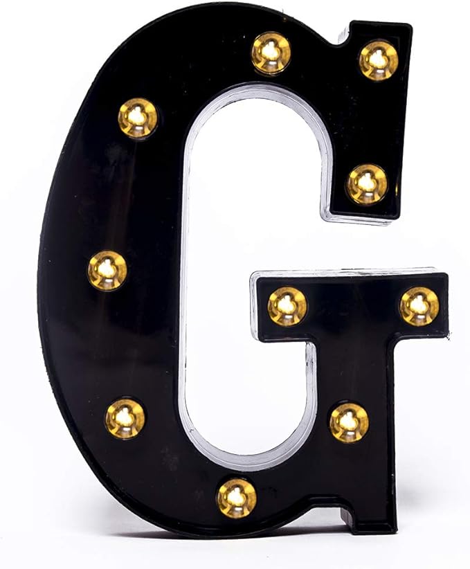 Foaky Black LED Marquee Number Lights Sign Light Up Marquee Number Lights Sign by Foaky