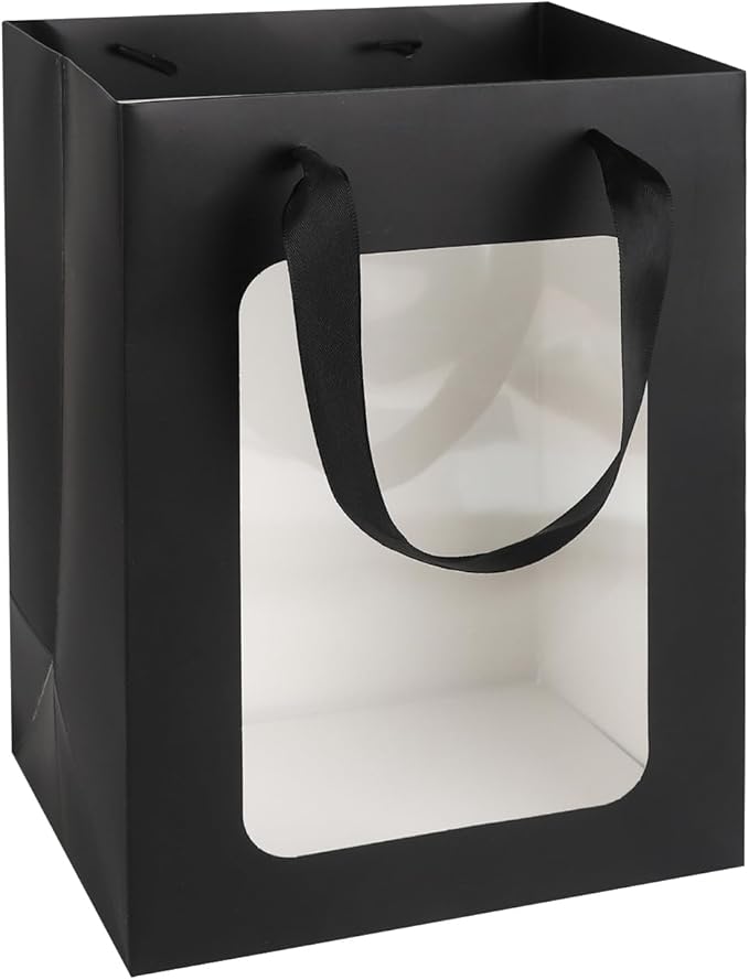 MOXARYSU 3 Pcs Black Gift Bags by MOXARYSU