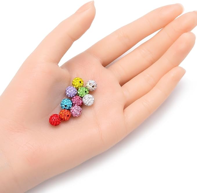 100pcs Adabele Grade A Suncatcher Crystal Rhinestone Pave Loose Beads 8mm - Image 3