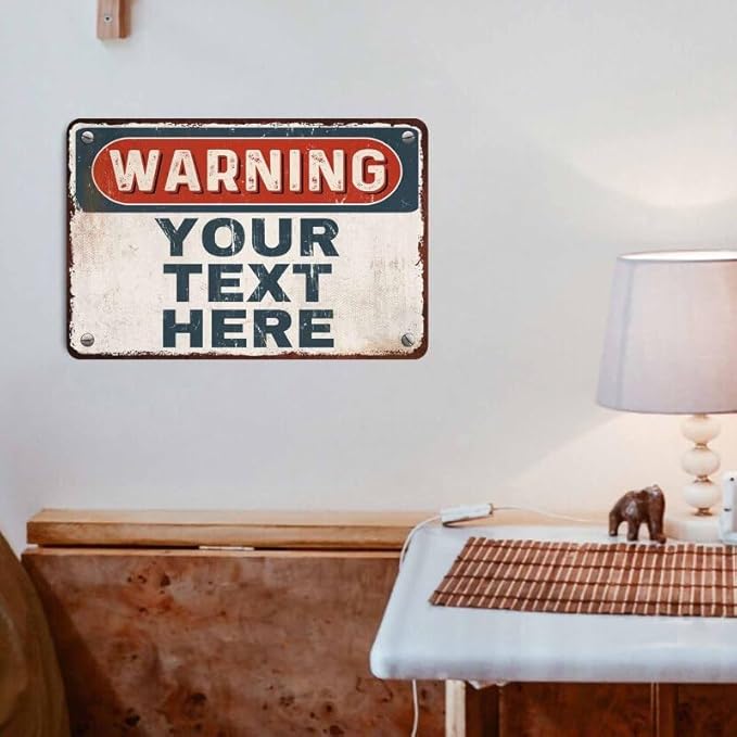 Custom Sign, Personalized Metal Signs, Customize - Image 7