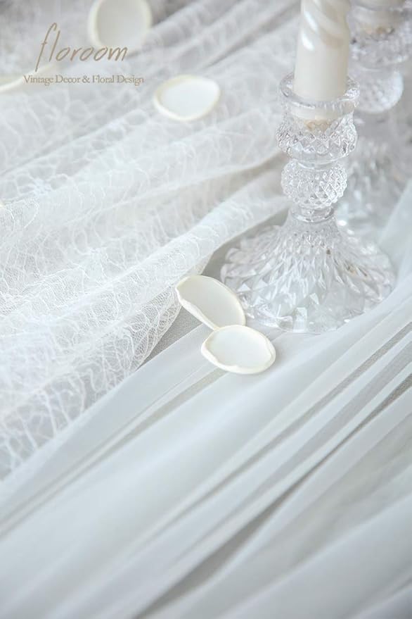 Floroom 300pcs Rose Petals Ivory Faux Silk Flower Petals - Image 4