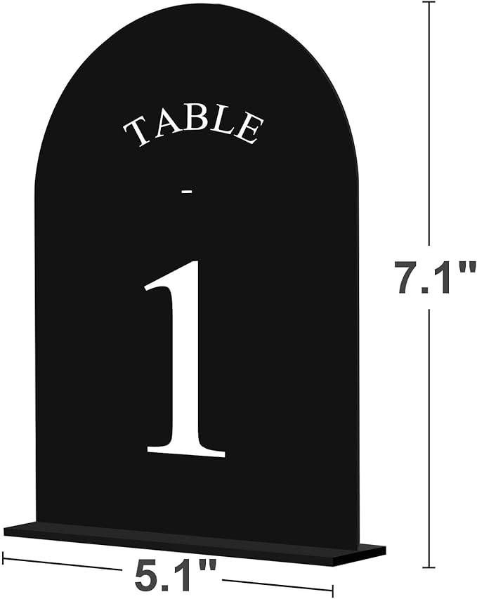 JOYIT Arch Wedding Table Numbers 1-40 - Image 2