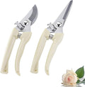 Leize Flower Scissors Set, 2 Pack Premium Thickened Stainless Steel Floral by Leize