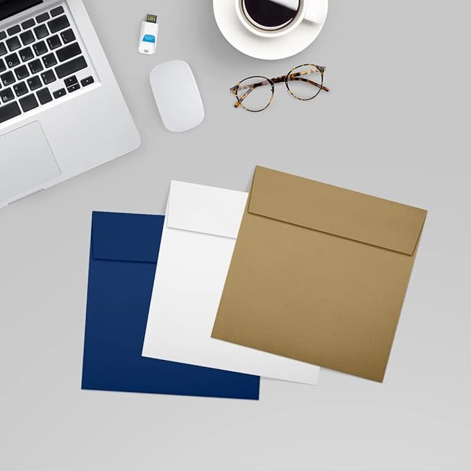 LUXPaper Square Invitation Envelopes | Peel & Press | 5 3/4" x 5 3/4" | Grocery - Image 8