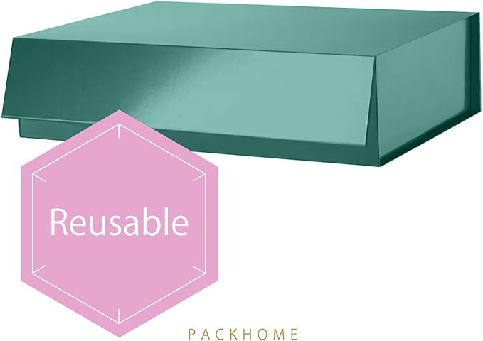 PACKHOME 6 Large Gift Boxes 13.5x10x3.5 Inches, Sturdy Shirt Boxes - Image 6