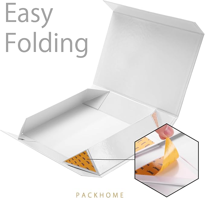 PACKHOME Gift Box 11.5x8x2.5 Inches, Sturdy Shirt Box - Image 5