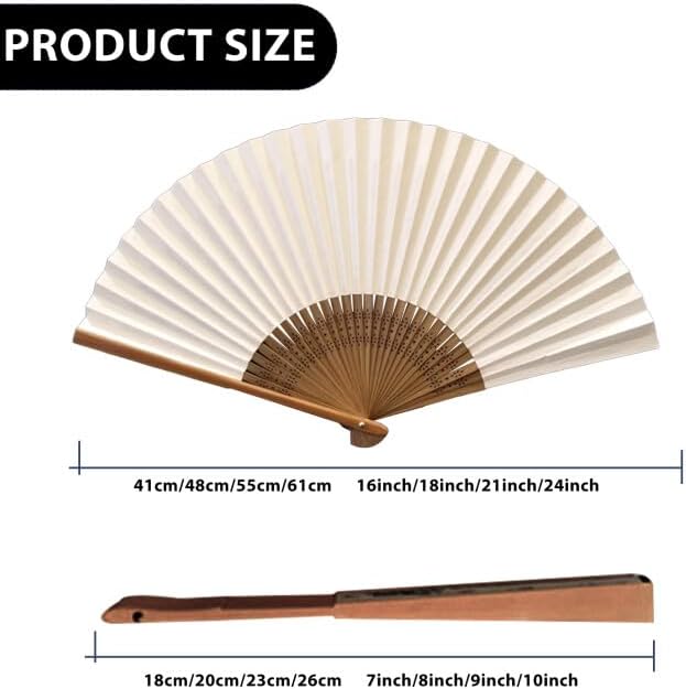 Decorative Folding Fans Personalized Fans Custom Fans Handheld Clack Fans - Image 4