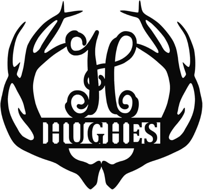 PK Décor Deer Antler Decor Family Last Name ACM Metal Sign - Image 7