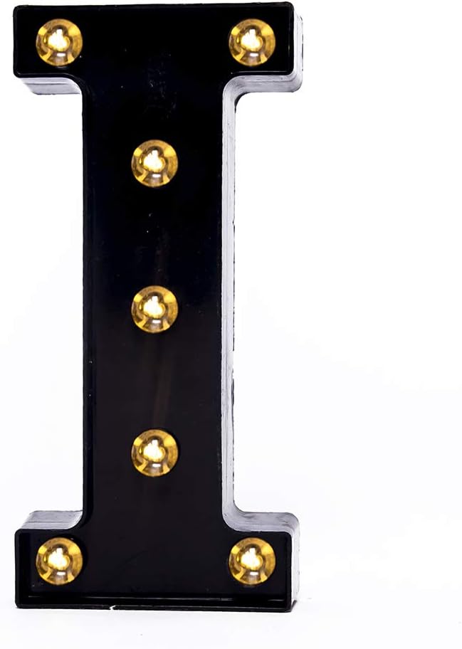 Foaky Black LED Marquee Number Lights Sign Light Up Marquee Number Lights Sign by Foaky