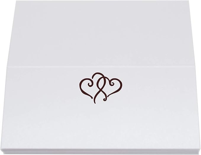 Linked Hearts Place Cards, Pre-cut and Scored - Image 5