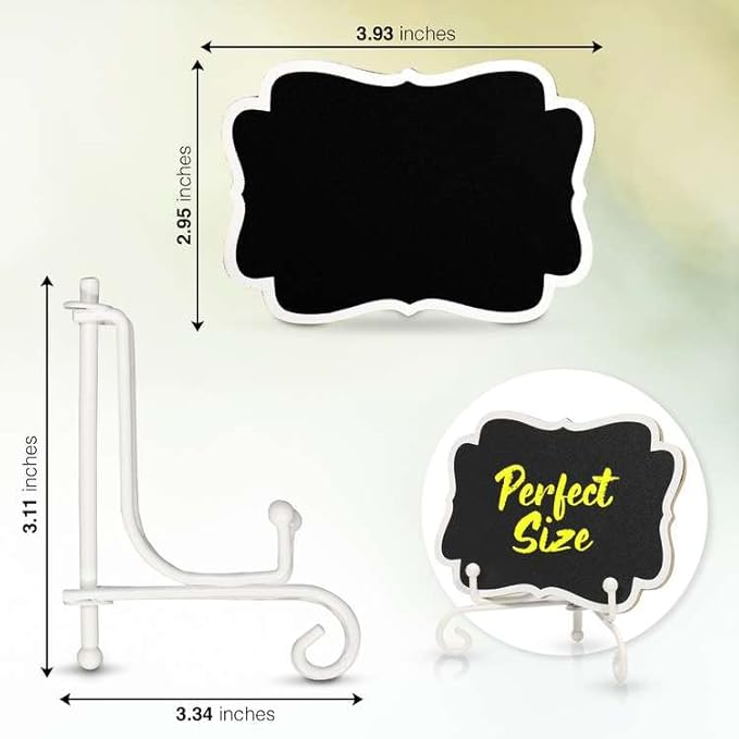 Mini Chalkboard Signs for Food Labels for Party Buffet, Small Place Cards or - Image 5