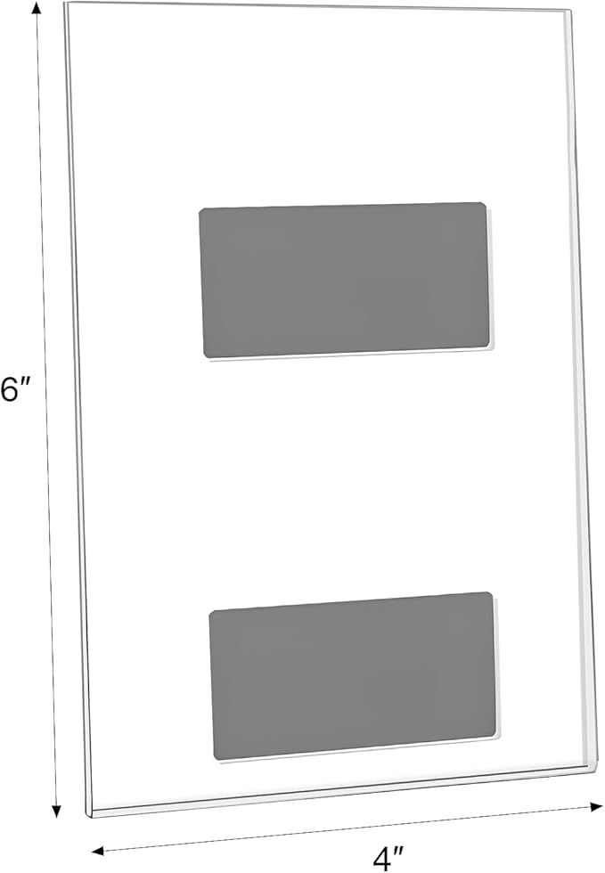 8 Pack Magnetic Picture Frames for Refrigerator, 5x7 Magnetic Photo Holders for - Image 2