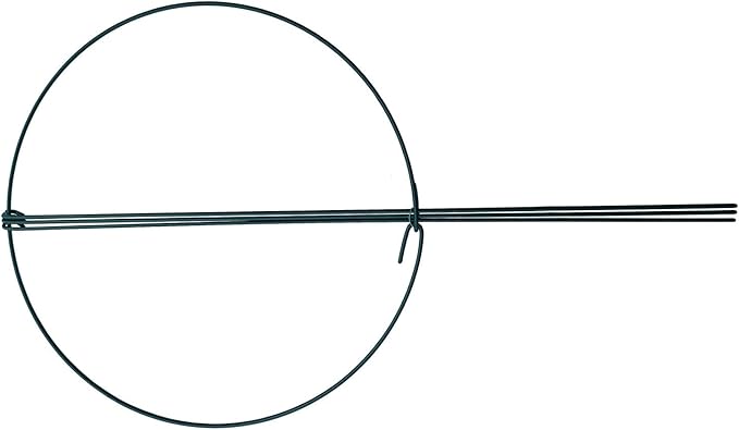 14" Wide x 24" High Peony Cage Rings Garden Plant Support Brace, Strong Large - Image 3