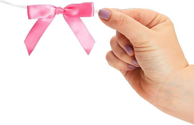 Juvale Pink Twist Tie Gift Bows - Image 5