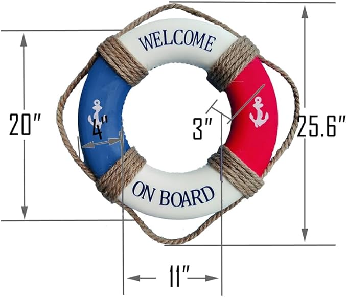 MorroMorn Lifebuoy Wall Hanging Decor - Image 3