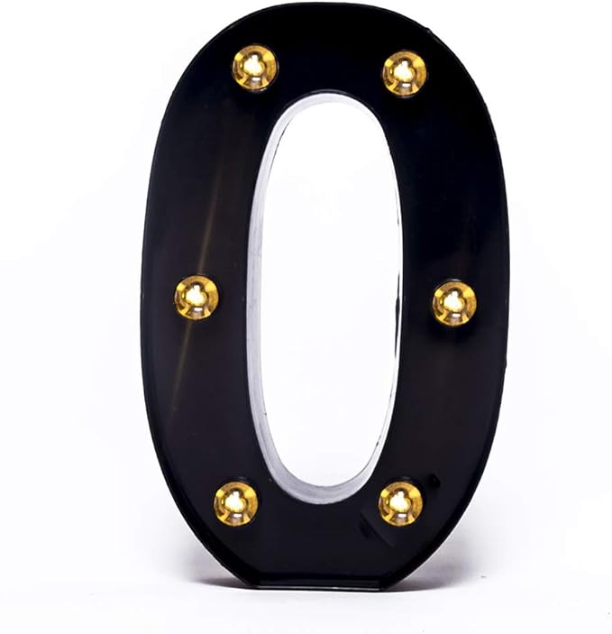 Foaky Black Light Up Numbers, Marquee Numbers by Foaky