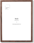 Opposite Wall - 9x12 in - Dark Oak Wood Picture Frame - Lightweight, Versatile by OppositeWall