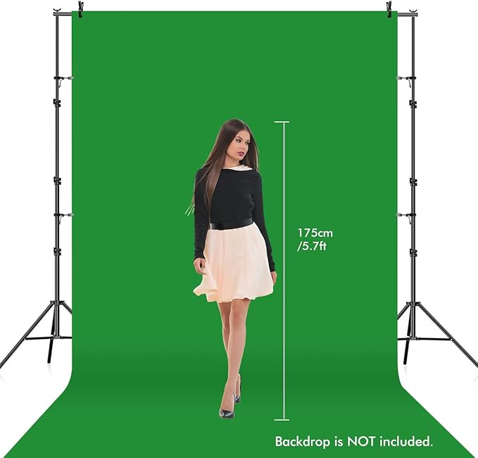 SLOW DOLPHIN 10x 8.5 ft Photo Backdrop Stand, Adjustable Photography Background - Image 7
