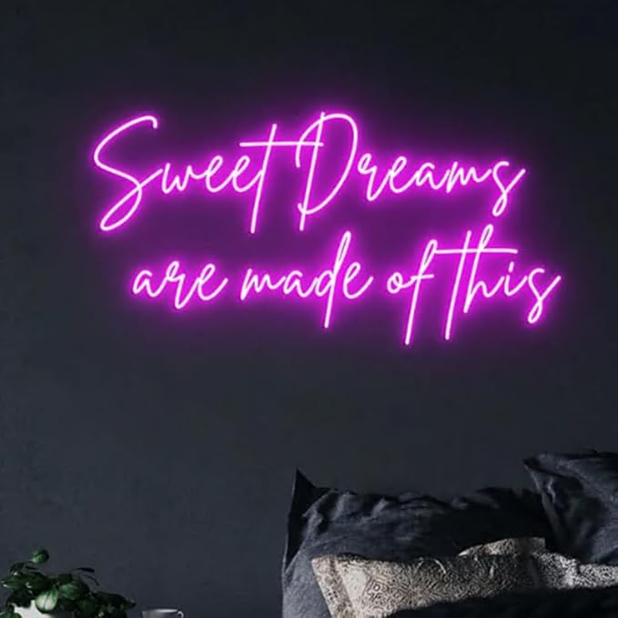 Sweet Dreams are made of this Neon Sign, Sweet Dreams Led Sign, Wall Art Sign - Image 3