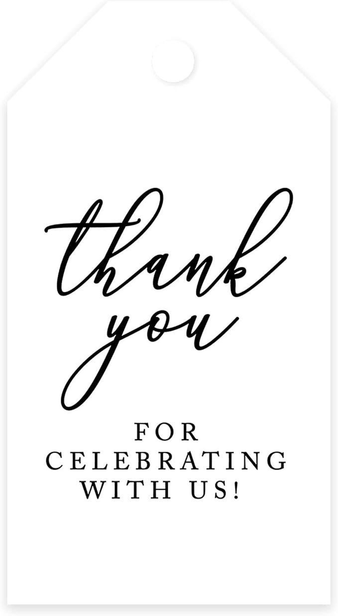 Andaz Press 100-Pack Thank You for Celebrating by AndazPress