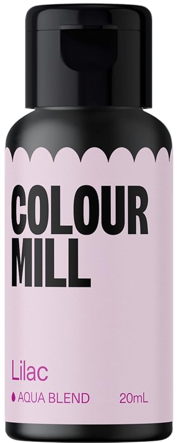 Colour Mill Aqua Blend Water-Based Food Coloring, 20 Milliliters Lilac by ColourMill