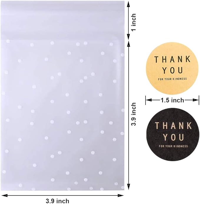 Self Adhesive Cookie Cellophane Treat Bags - Image 2