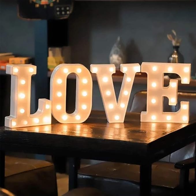 MUMUXI Marquee Light Up Letters | Large Light Up Numbers | Battery Powered and - Image 5