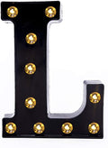 Foaky Black LED Marquee Number Lights Sign Light Up Marquee Number Lights Sign by Foaky