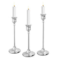 CHILL RECIPE Silver Taper Candle Stick Holders Tall Candle Holder, Vintage by Unknown