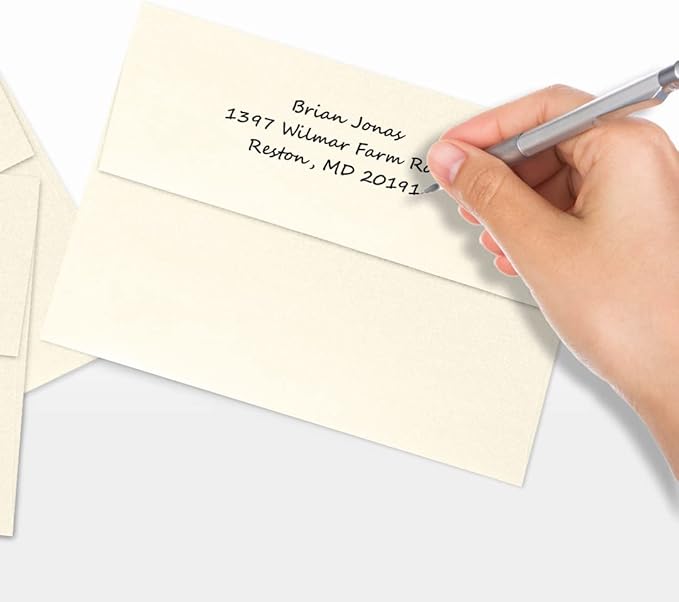 LUXPaper A7 Invitation Envelopes | Peel & Press | 5 1/4" x 7 1/4" | Champagne - Image 6