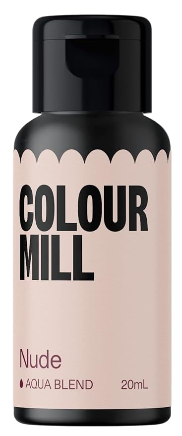 Colour Mill Aqua Blend Water-Based Food Coloring, 20 Milliliters Nude by ColourMill