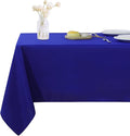 Fitable Rectangle Tablecloth Stain and Wrinkle Resistant Washable Polyester by Fitable