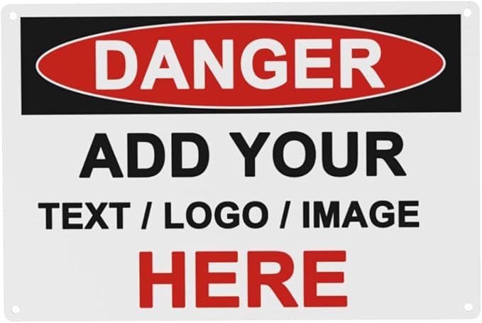 Custom Danger Signs Outdoor Metal - Image 7