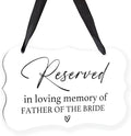 Acrylic Wedding Sign, Ring Bearer Sign, Reserved Seating Signs, by Unknown