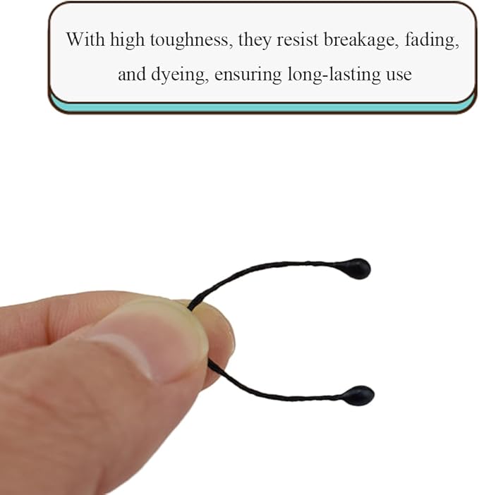 HAHIYO 700Pcs 3mm Fully Black Pearl Double Head Flower Pistil Handmade - Image 3