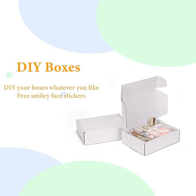MEBRUDY 7x5x2 Inches Shipping Boxes Pack of 50, Small Corrugated Cardboard Box - Image 7