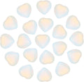 PATIKIL 20 Pcs Natural Heart Shaped Crystal Stone, 0.6 Inch Mini Polished Love by PATIKIL