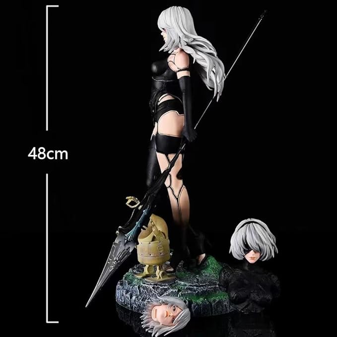 A2yorha Action Figure Anime Game Girl Figure No.2 Type A Interchangeable Head - Image 2