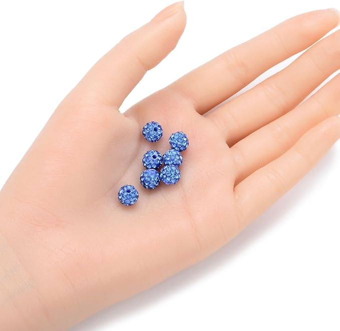 50pcs Adabele Grade A Suncatcher Crystal Rhinestone Pave Loose Beads 8mm Light - Image 2