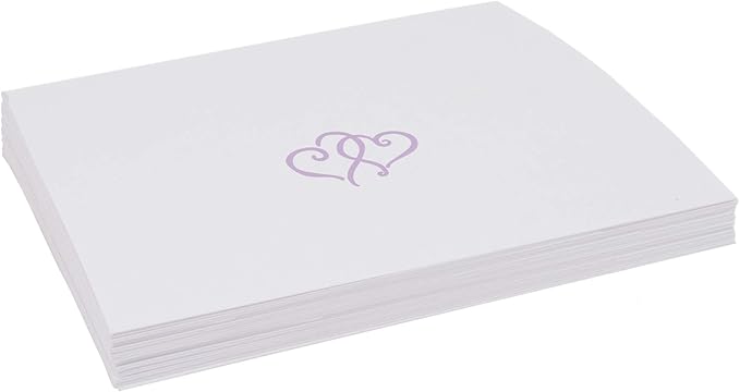 Linked Hearts Place Cards, Pre-cut and Scored - Image 4