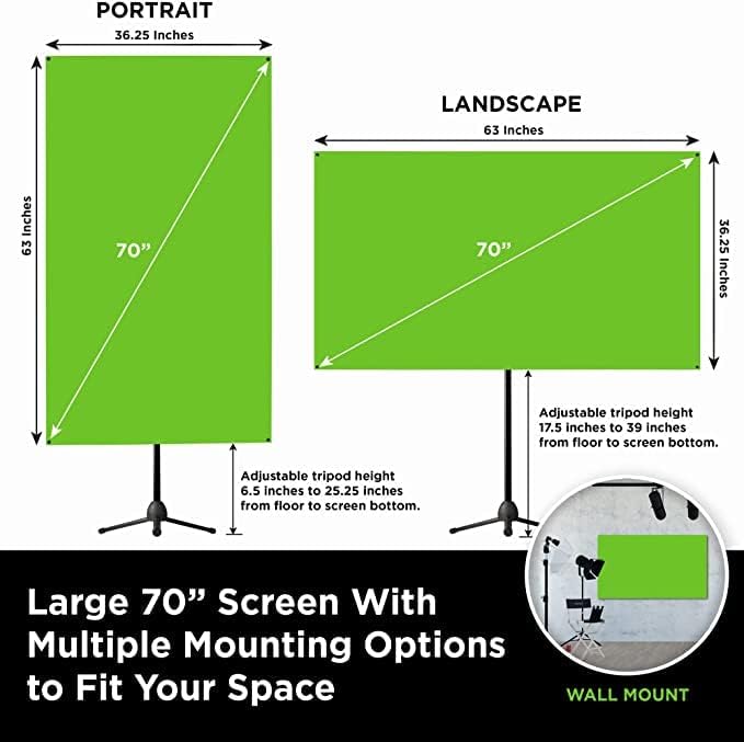Valera 70in Green Screen Backdrop - Image 2