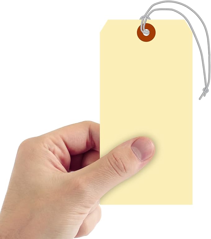 SmartSign Blank Manila Shipping Tags - Image 3