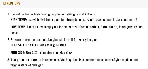 Gorilla Hot Glue Sticks, Mini Size 4" Long x 0.27" Diameter - Image 8