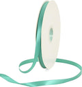 TONIFUL 3/8 Inch x 100yds Turquoise Aqua Blue Satin Ribbon Thin Solid Fabric by TONIFUL
