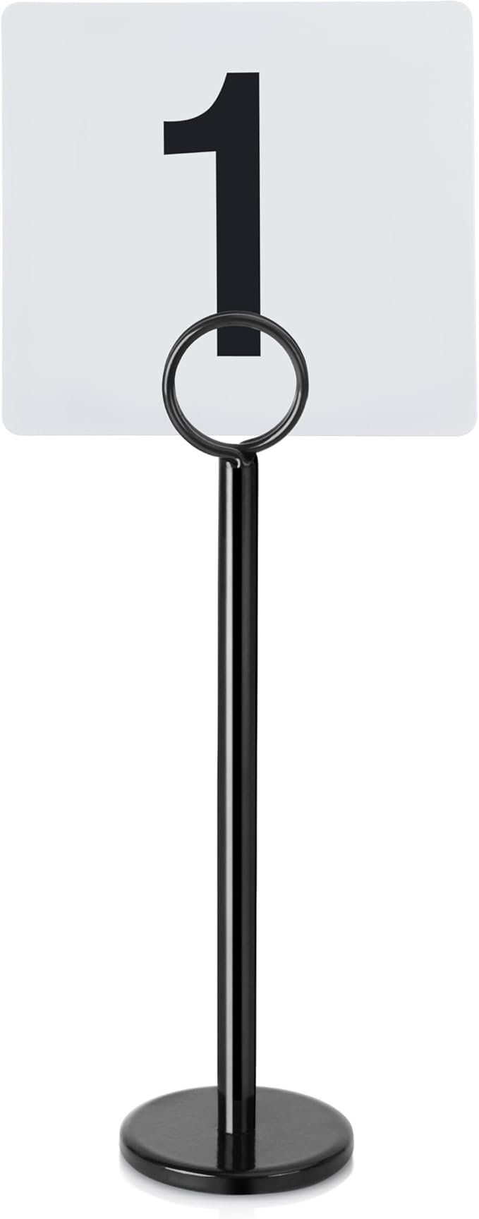 New Star Foodservice 27693 Ring Clip Table Number Card Holders, w/Number Cards - Image 3