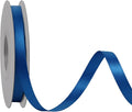 LaRibbons 3/8 Inch 25 Yard Double Faced Satin Ribbon, Royal Blue Small Satin by LaRibbons