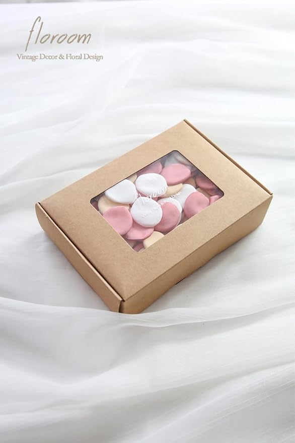 Floroom 500pcs Rose Petals Champagne Pink Faux Silk Flower Petals - Image 7